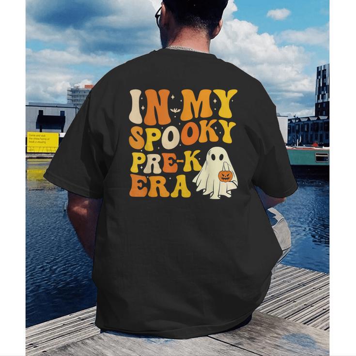 In My Spooky PRE-K Teacher Era Halloween Costume Tee Men's Back Print T-Shirt, funny gift In My Spooky PRE-K Teacher Era Halloween Costume Tee Men's Back Print T-Shirt, funny gift