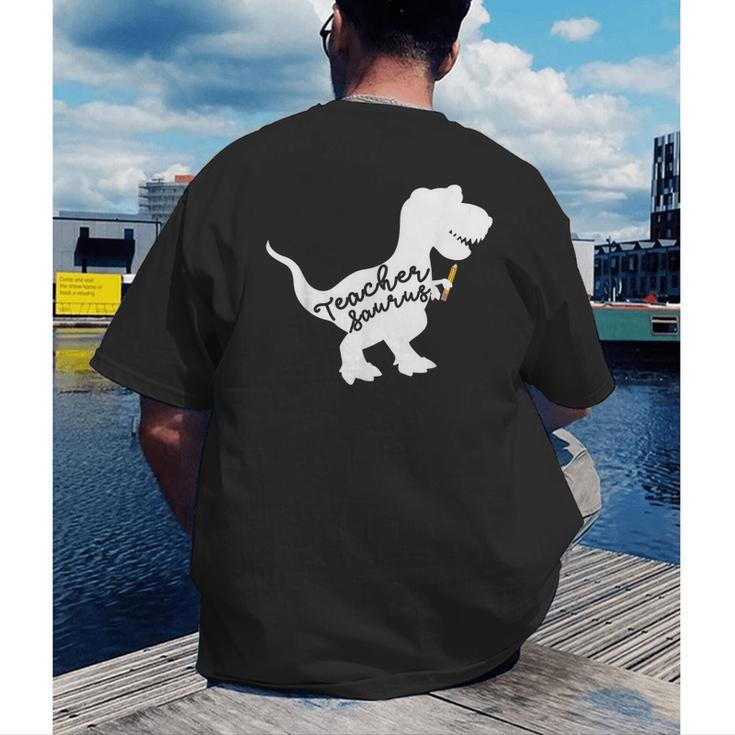 Teacher Saurus T Shirt For Men And Women Men's Back Print T-Shirt, funny gift