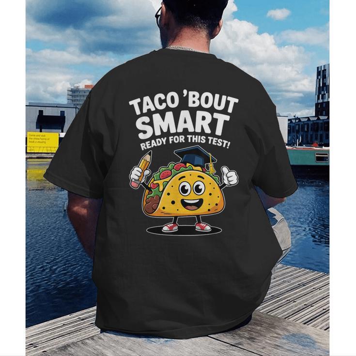 Test Day Teacher Shirt Motivational Testing Day Taco Testing Men's Back Print T-Shirt, funny gift Test Day Teacher Shirt Motivational Testing Day Taco Testing Men's Back Print T-Shirt, funny gift