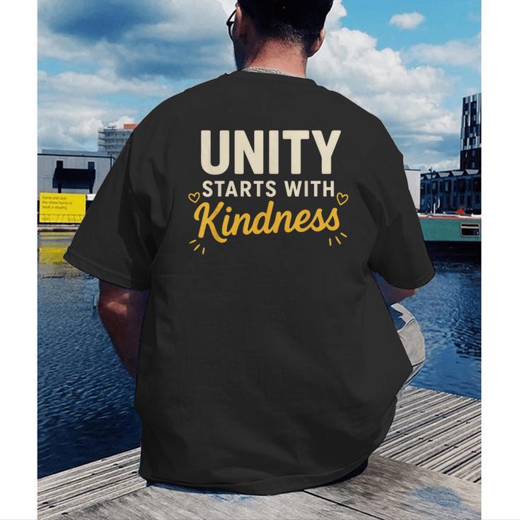 Unity Kindness Shirt Women Teachers Kids Unity Day Orange Men's Back Print T-Shirt, funny gift Unity Kindness Shirt Women Teachers Kids Unity Day Orange Men's Back Print T-Shirt, funny gift