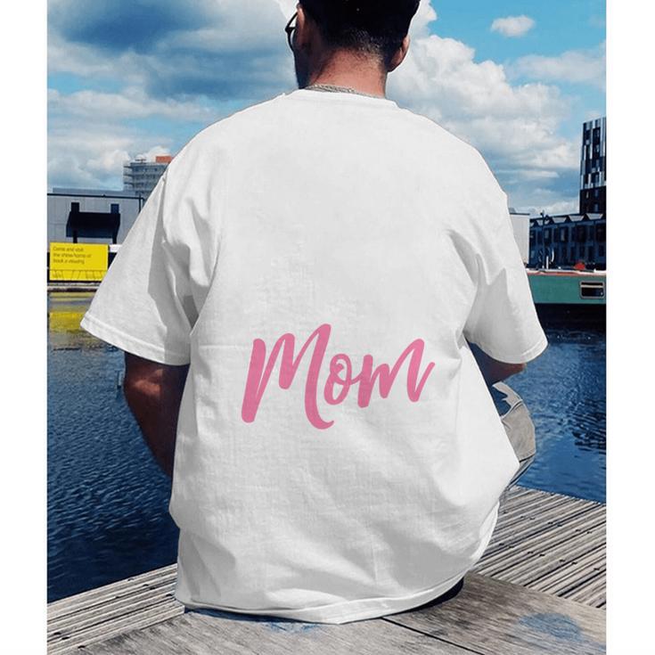 Boston Terrier Mom Boston Terrier Mom Men's Back Print T-Shirt, funny gift