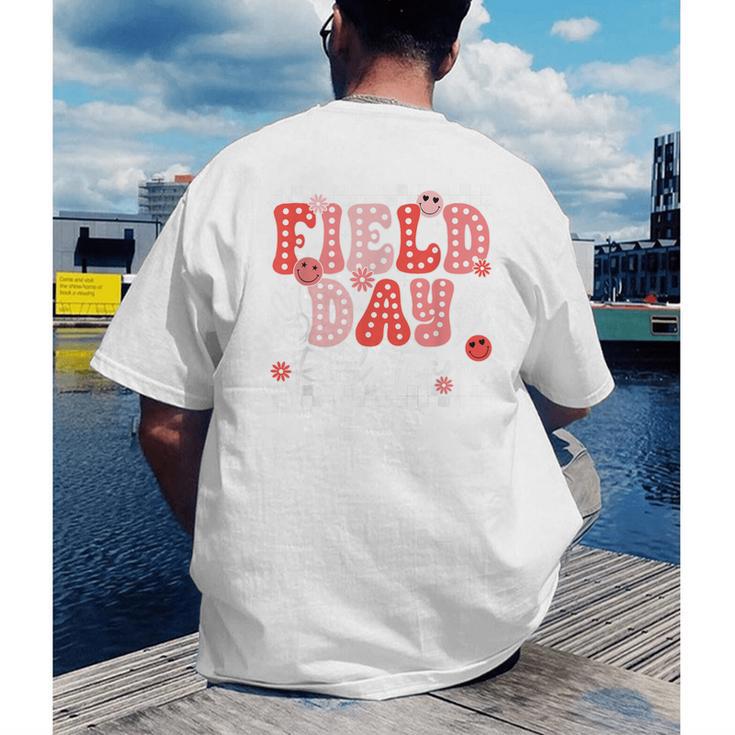 Field Day Red Team Outdoor Field Day Games For Kids Teacher Men's Back Print T-Shirt, funny gift Field Day Red Team Outdoor Field Day Games For Kids Teacher Men's Back Print T-Shirt, funny gift