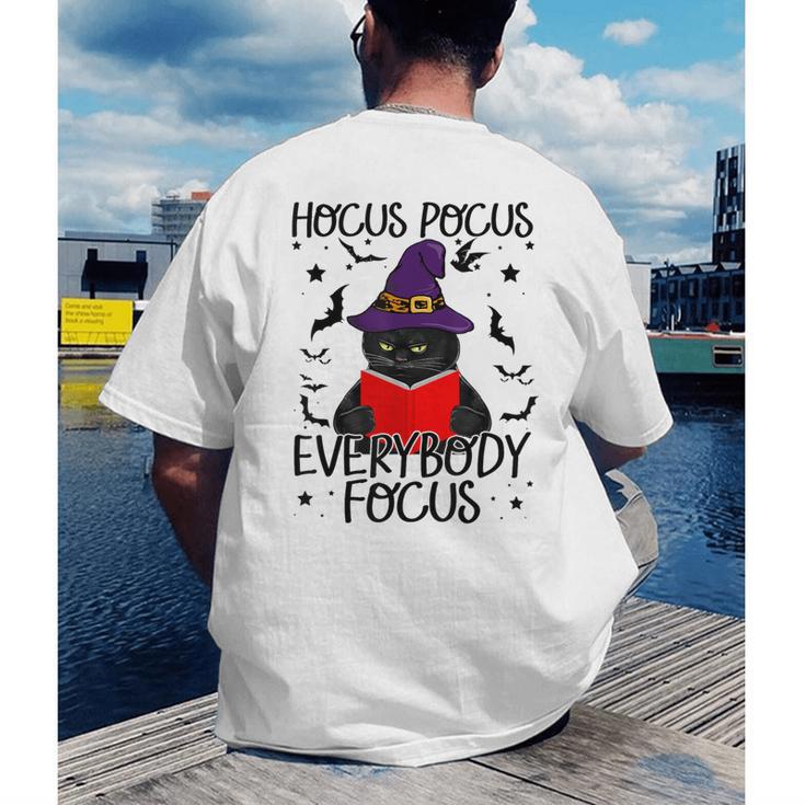 Hocus Pocus Everybody Focus Halloween Teacher For Men Women Men's Back Print T-Shirt, funny gift Hocus Pocus Everybody Focus Halloween Teacher For Men Women Men's Back Print T-Shirt, funny gift