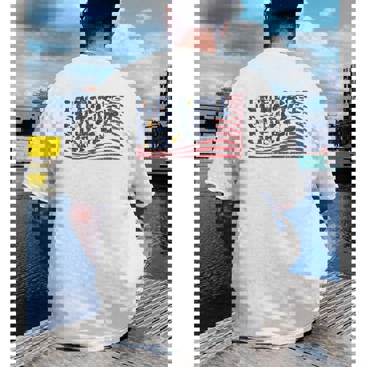 Literacy Justice For All Teacher Men&#x27;s Back Print T-Shirt, funny gift