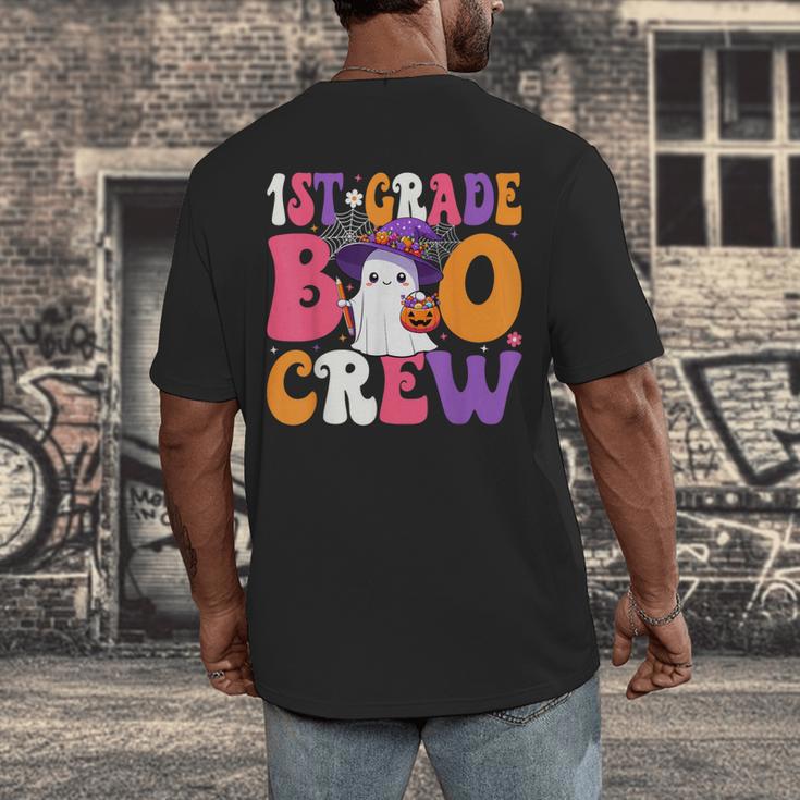 1st Grade Boo Crew Halloween First Grade Halloween Teacher Men's Back Print T-Shirt, funny design 1st Grade Boo Crew Halloween First Grade Halloween Teacher Men's Back Print T-Shirt, funny design