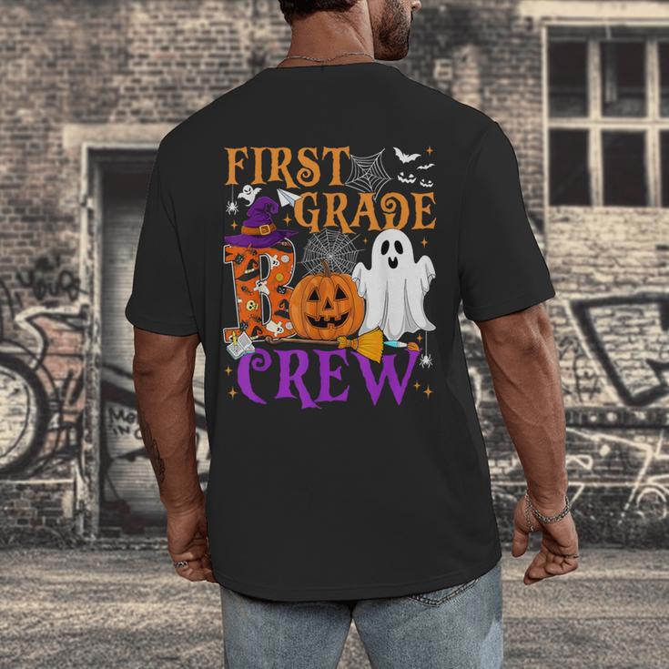 1st Grade Boo Crew Teacher Student Halloween Costume Men's Back Print T-Shirt, funny design 1st Grade Boo Crew Teacher Student Halloween Costume Men's Back Print T-Shirt, funny design