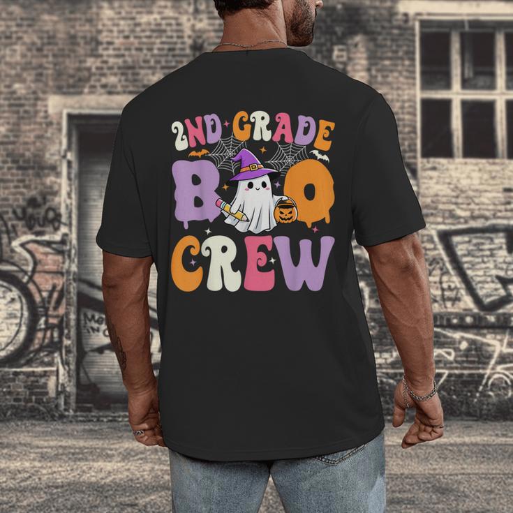 2nd Grade Boo Crew Spooky Second Grade Halloween Teacher Men's Back Print T-Shirt, funny design 2nd Grade Boo Crew Spooky Second Grade Halloween Teacher Men's Back Print T-Shirt, funny design