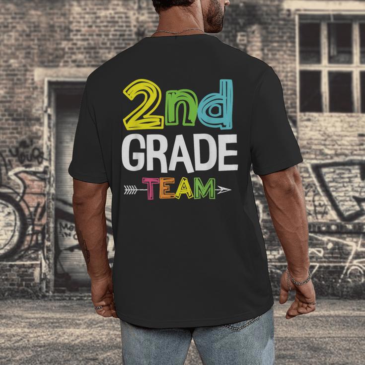 2nd Grade Team T-Shirt 2nd Grade Squad Teacher Men's Back Print T-Shirt, funny design 2nd Grade Team T-Shirt 2nd Grade Squad Teacher Men's Back Print T-Shirt, funny design