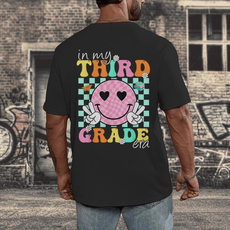 In My 3rd Grade Era Back To School Smile Face Teacher Kid Men's Back Print T-Shirt, funny design In My 3rd Grade Era Back To School Smile Face Teacher Kid Men's Back Print T-Shirt, funny design