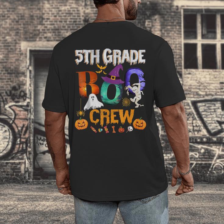 5th Grade Boo Crew Teacher Student Halloween Costume For Men Women Kids Men's Back Print T-Shirt, funny design 5th Grade Boo Crew Teacher Student Halloween Costume For Men Women Kids Men's Back Print T-Shirt, funny design