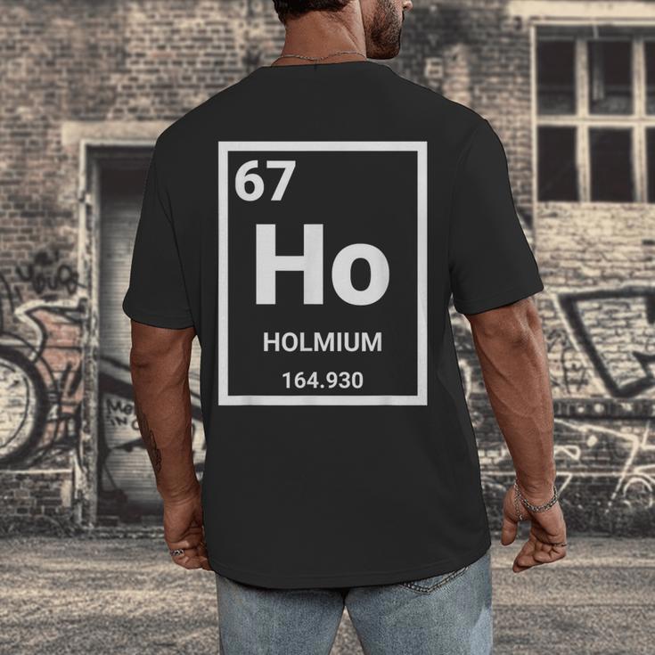 6 7 Meme Science Teacher Chemistry Holmium Men's Back Print T-Shirt, funny design 6 7 Meme Science Teacher Chemistry Holmium Men's Back Print T-Shirt, funny design