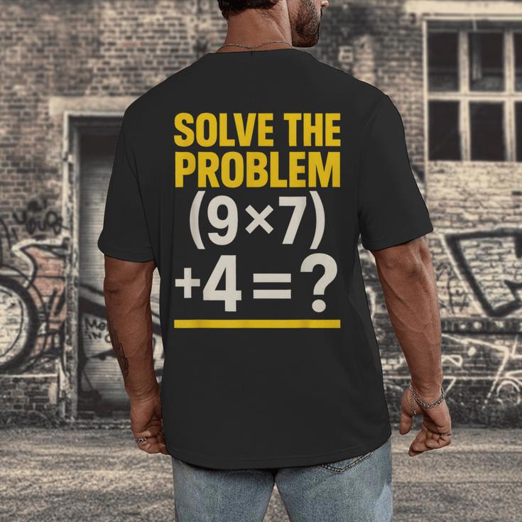 67 Meme Math Teacher School 6-7 Brain Rot Six Seven Men's Back Print T-Shirt, funny design 67 Meme Math Teacher School 6-7 Brain Rot Six Seven Men's Back Print T-Shirt, funny design