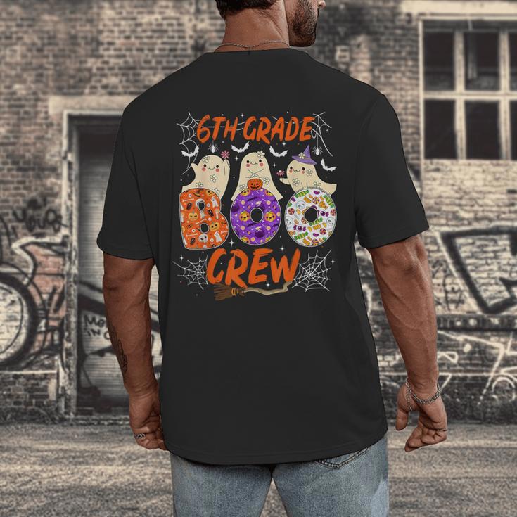 6th Grade Boo Crew Sixth Grade Halloween Teacher Kid Men's Back Print T-Shirt, funny design 6th Grade Boo Crew Sixth Grade Halloween Teacher Kid Men's Back Print T-Shirt, funny design