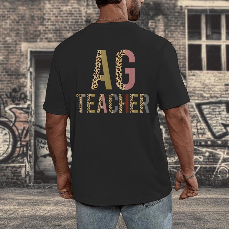 AG Teacher Farmer Life Agriculture Teacher Men's Back Print T-Shirt, funny design AG Teacher Farmer Life Agriculture Teacher Men's Back Print T-Shirt, funny design
