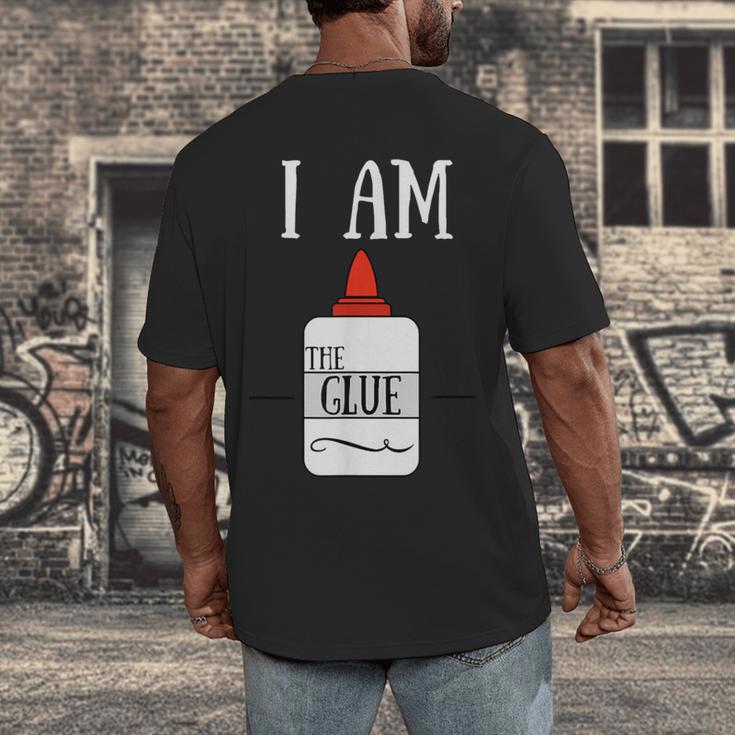 Art Teacher T-Shirt I Am The Glue Men's Back Print T-Shirt, funny design Art Teacher T-Shirt I Am The Glue Men's Back Print T-Shirt, funny design