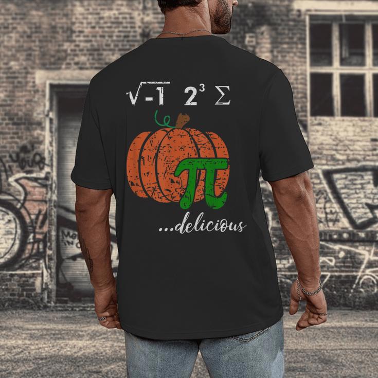 I Ate Some Pumpkin Pi Pie Math Teacher Halloween For Men Women Kids Men's Back Print T-Shirt, funny design I Ate Some Pumpkin Pi Pie Math Teacher Halloween For Men Women Kids Men's Back Print T-Shirt, funny design
