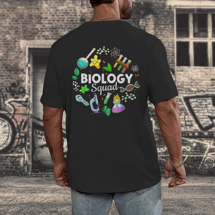 Biology Squad Science Teacher Student Biologist Men's Back Print T-Shirt, funny design Biology Squad Science Teacher Student Biologist Men's Back Print T-Shirt, funny design