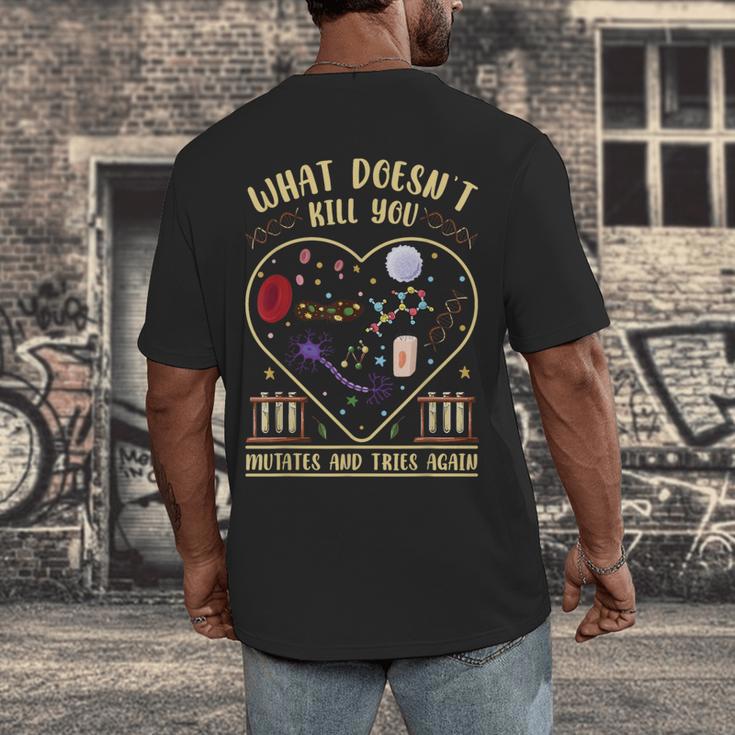 Biology Teacher Men's Back Print T-Shirt, funny design Biology Teacher Men's Back Print T-Shirt, funny design