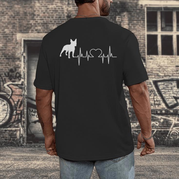 Boston Terrier Boston-Bulldog For Men Women Kids Men's Back Print T-Shirt, funny design