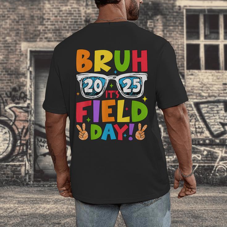 Bruh It's Field Day Teacher Boys Girls Kids Field Day 2025 Men's Back Print T-Shirt, funny design Bruh It's Field Day Teacher Boys Girls Kids Field Day 2025 Men's Back Print T-Shirt, funny design