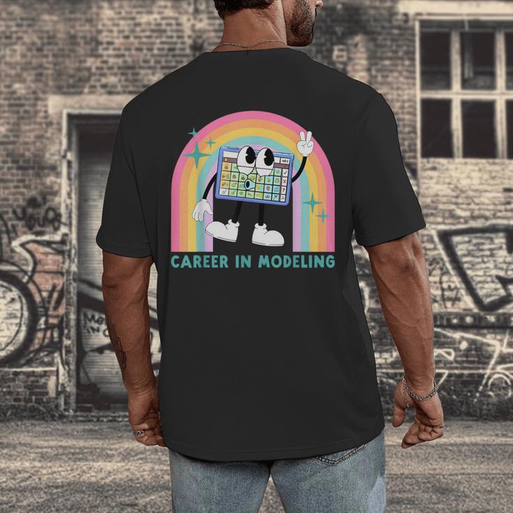 Career In Modeling AAC Teacher SLP SPED Communication Autism Men's Back Print T-Shirt, funny design Career In Modeling AAC Teacher SLP SPED Communication Autism Men's Back Print T-Shirt, funny design