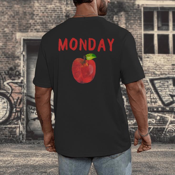Caterpillar Friday Fruit Kindergarten Teacher Men Women Kids Men's Back Print T-Shirt, funny design Caterpillar Friday Fruit Kindergarten Teacher Men Women Kids Men's Back Print T-Shirt, funny design