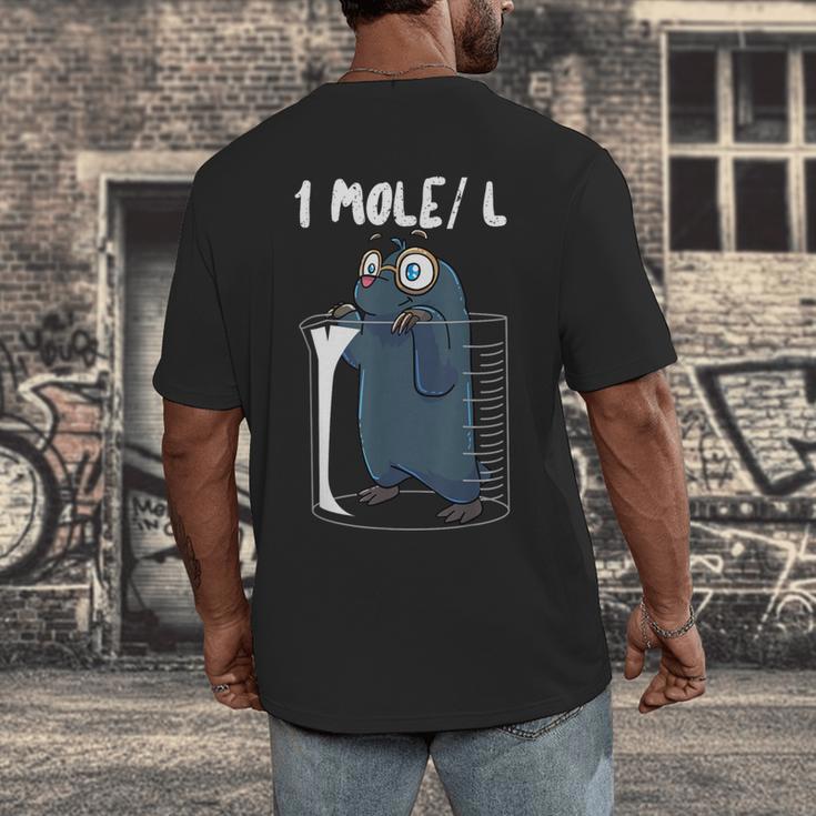 Chemistry Chemist Student Science Teacher Mole Men's Back Print T-Shirt, funny design Chemistry Chemist Student Science Teacher Mole Men's Back Print T-Shirt, funny design
