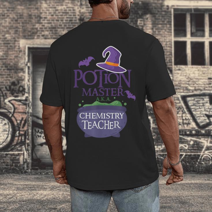 Chemistry Teacher Halloween Shirt School POTION MASTER Men's Back Print T-Shirt, funny design Chemistry Teacher Halloween Shirt School POTION MASTER Men's Back Print T-Shirt, funny design