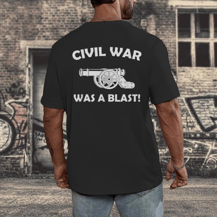 Civil War It Was A Blast History Teacher T-Shirt Men's Back Print T-Shirt, funny design Civil War It Was A Blast History Teacher T-Shirt Men's Back Print T-Shirt, funny design