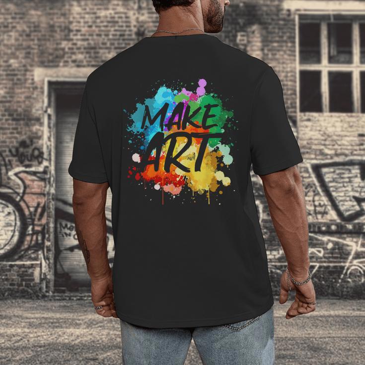 Cool Art For Men Women Artist Teacher Painter Artists Paint Men's Back Print T-Shirt, funny design Cool Art For Men Women Artist Teacher Painter Artists Paint Men's Back Print T-Shirt, funny design