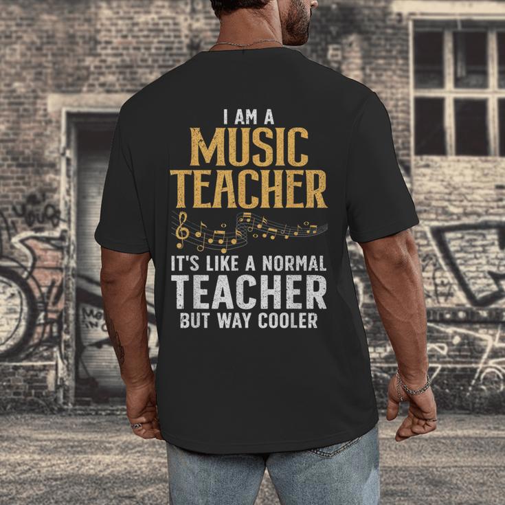 Cool Music Teacher Art For Men Women School Orchestra Coach Men's Back Print T-Shirt, funny design Cool Music Teacher Art For Men Women School Orchestra Coach Men's Back Print T-Shirt, funny design