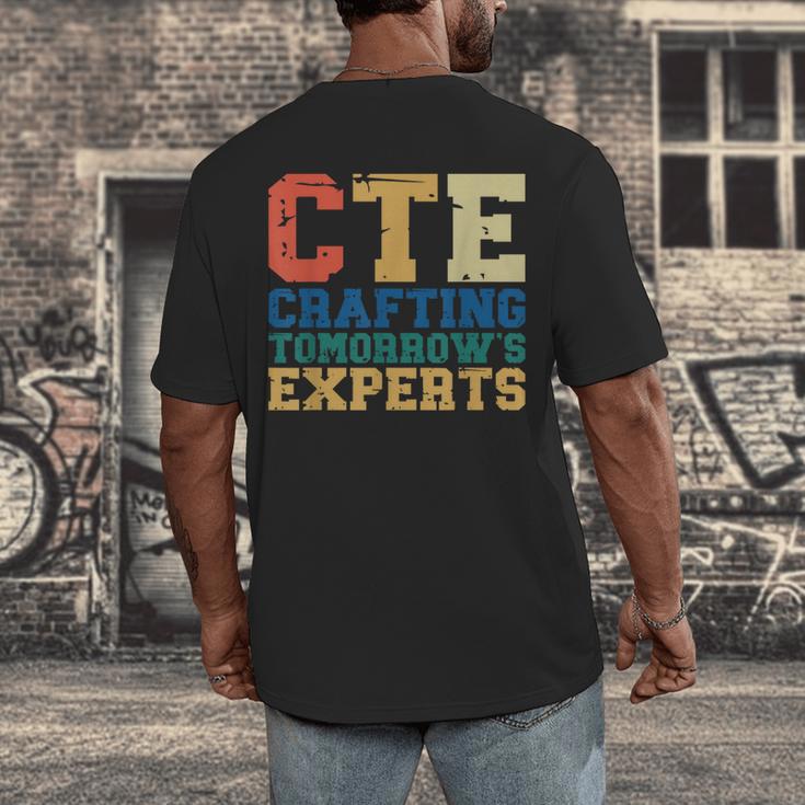 CTE Teacher Education Career Technical Men's Back Print T-Shirt, funny design CTE Teacher Education Career Technical Men's Back Print T-Shirt, funny design