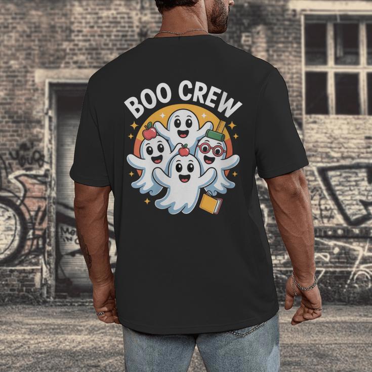 Cute Group Matching Teachers Halloween Men's Back Print T-Shirt, funny design Cute Group Matching Teachers Halloween Men's Back Print T-Shirt, funny design
