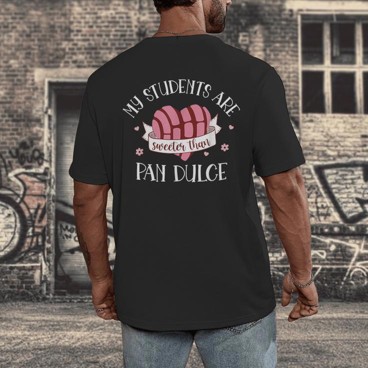 Cute Spanish Teacher Dual Language Bilingual Teacher Men Women Men's Back Print T-Shirt, funny design Cute Spanish Teacher Dual Language Bilingual Teacher Men Women Men's Back Print T-Shirt, funny design