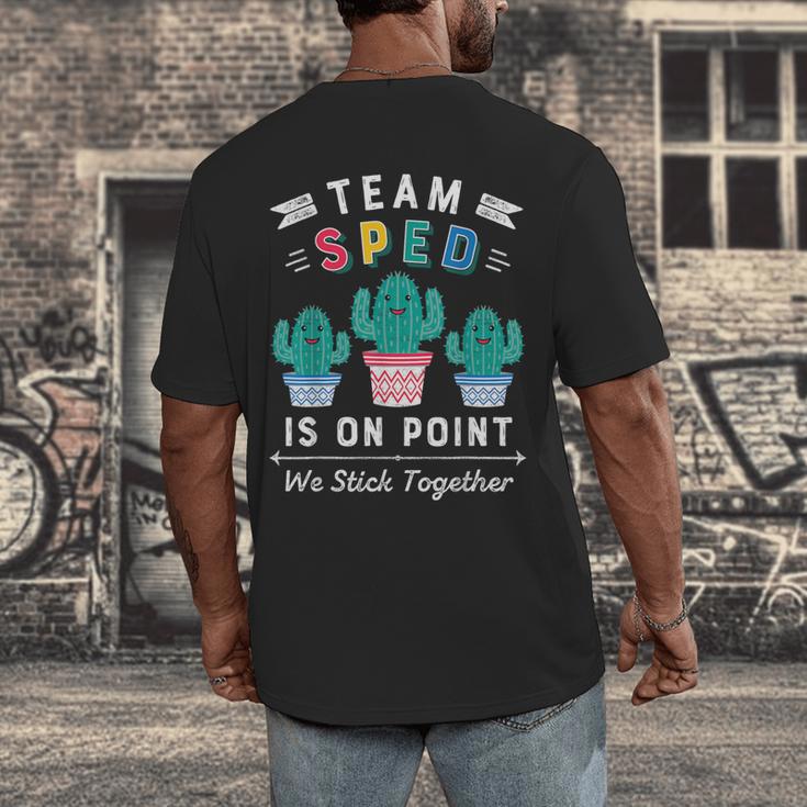 Cute SPED Teacher Special Education Cactus SPED Teacher Men's Back Print T-Shirt, funny design Cute SPED Teacher Special Education Cactus SPED Teacher Men's Back Print T-Shirt, funny design