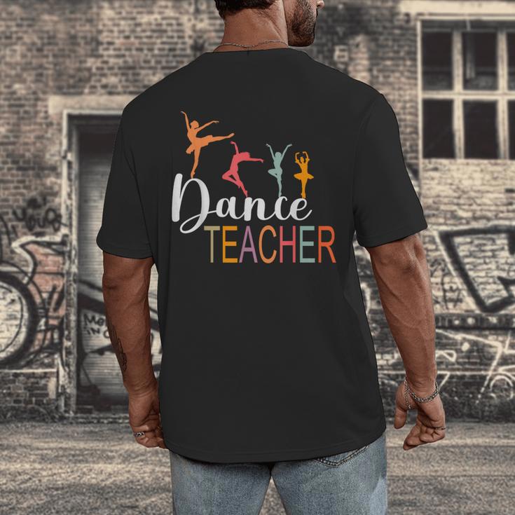 Dance Teacher Appreciation Back To School Dance Teacher Men's Back Print T-Shirt, funny design Dance Teacher Appreciation Back To School Dance Teacher Men's Back Print T-Shirt, funny design