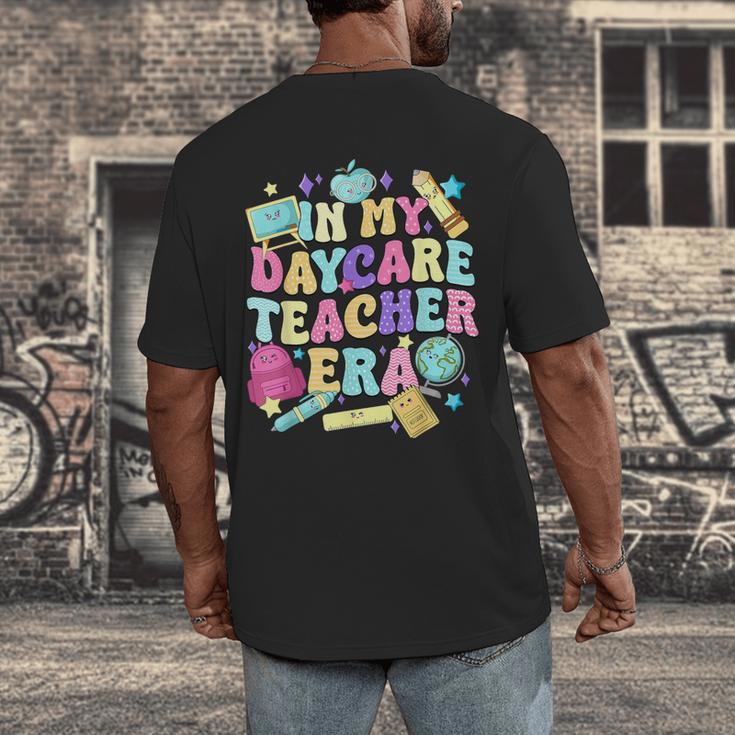 In My Daycare Teacher Era Daycare Provider Kids Men's Back Print T-Shirt, funny design In My Daycare Teacher Era Daycare Provider Kids Men's Back Print T-Shirt, funny design