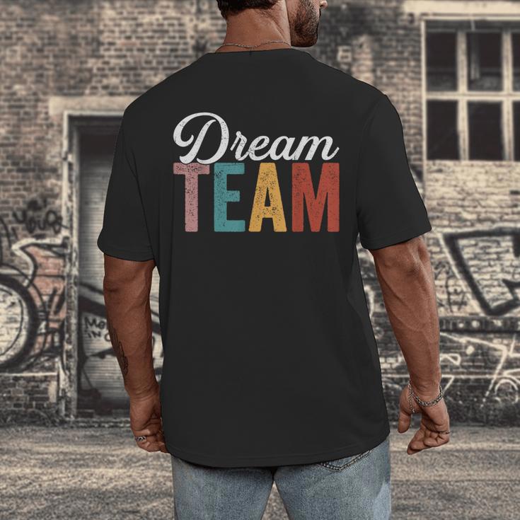 Dream Team Last Day Of School Back To School Teacher Kids Men's Back Print T-Shirt, funny design Dream Team Last Day Of School Back To School Teacher Kids Men's Back Print T-Shirt, funny design