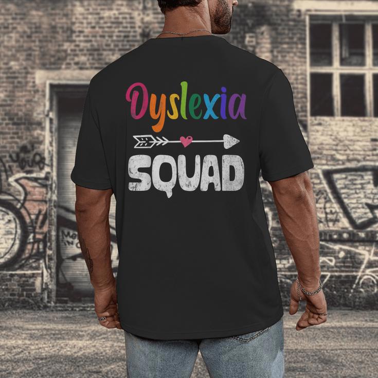 Dyslexia Awareness Month Dyslexia Teacher Therapist Men's Back Print T-Shirt, funny design Dyslexia Awareness Month Dyslexia Teacher Therapist Men's Back Print T-Shirt, funny design