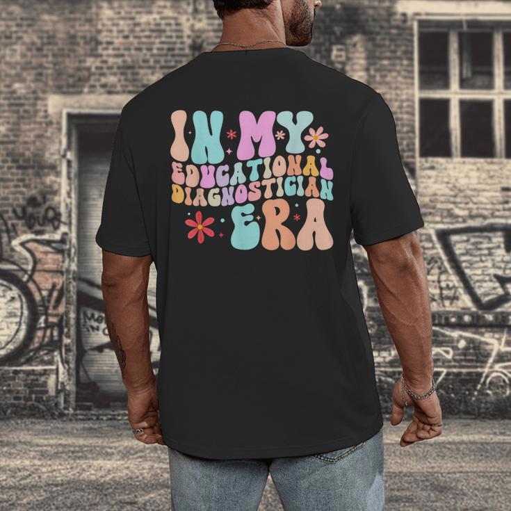 In My Educational Diagnostician Era Learning Support Teacher Men's Back Print T-Shirt, funny design In My Educational Diagnostician Era Learning Support Teacher Men's Back Print T-Shirt, funny design