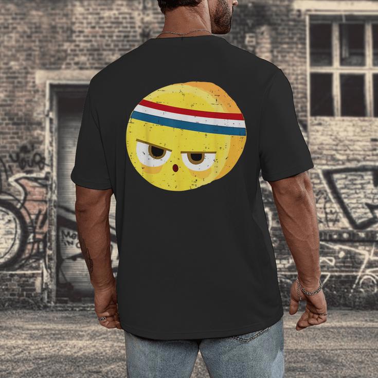 The Eggcellent Athlete Good Egg Teacher Halloween Food Group Men's Back Print T-Shirt, funny design
