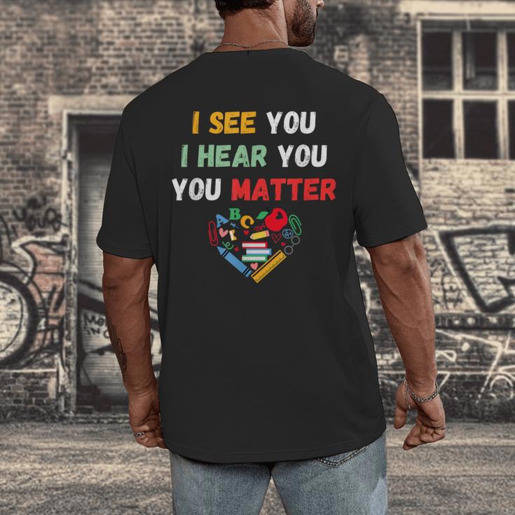 Emotional Intelligence Quote For School Counselor Teacher Men's Back Print T-Shirt, funny design Emotional Intelligence Quote For School Counselor Teacher Men's Back Print T-Shirt, funny design