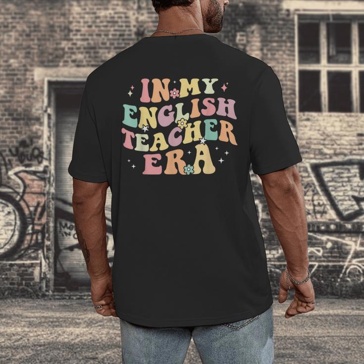 In My English Teacher Era Retro Back To School Literature Men Women Men's Back Print T-Shirt, funny design