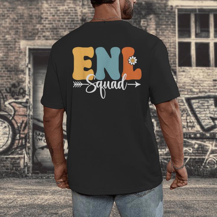 ENL Squad Back To School Teachers Students ENL Crew Men Women Girls Kids Men's Back Print T-Shirt, funny design ENL Squad Back To School Teachers Students ENL Crew Men Women Girls Kids Men's Back Print T-Shirt, funny design