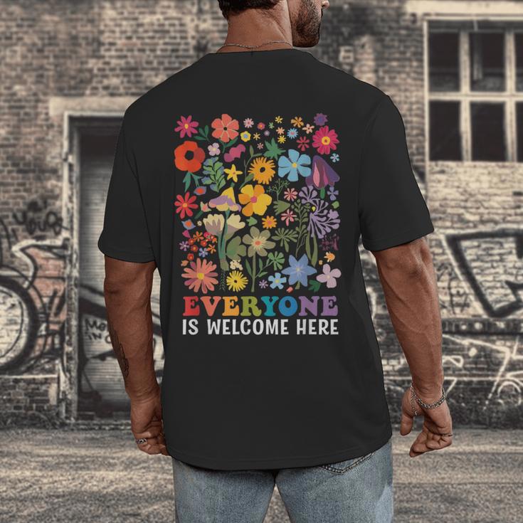 Everyone Is Welcome Here Tshirt Idaho Teacher Support Retro Men's Back Print T-Shirt, funny design Everyone Is Welcome Here Tshirt Idaho Teacher Support Retro Men's Back Print T-Shirt, funny design