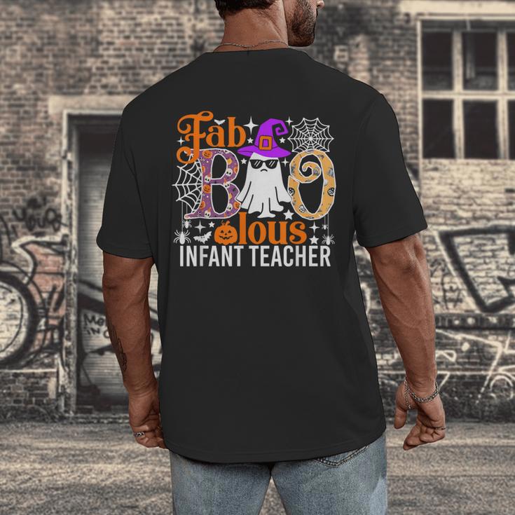 Fab Boo Lous Infant Teacher Halloween Costume Men's Back Print T-Shirt, funny design Fab Boo Lous Infant Teacher Halloween Costume Men's Back Print T-Shirt, funny design