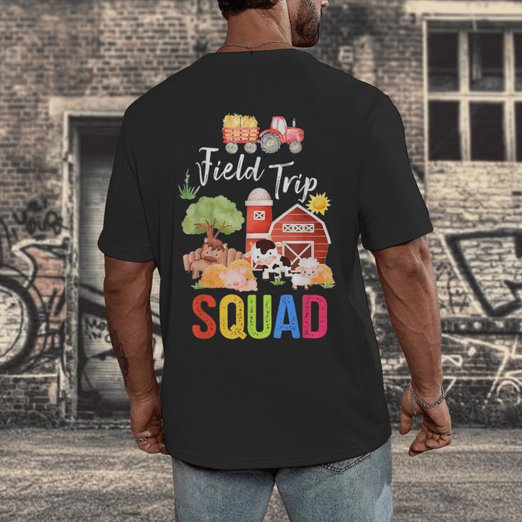 Farm Trip Field Trip Squad Farm Visit Teachers Students Men's Back Print T-Shirt, funny design Farm Trip Field Trip Squad Farm Visit Teachers Students Men's Back Print T-Shirt, funny design