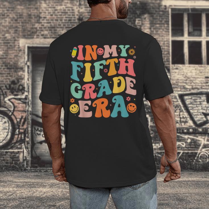 In My Fifth Grade Era 5th Grade Teacher Back To School Men's Back Print T-Shirt, funny design In My Fifth Grade Era 5th Grade Teacher Back To School Men's Back Print T-Shirt, funny design