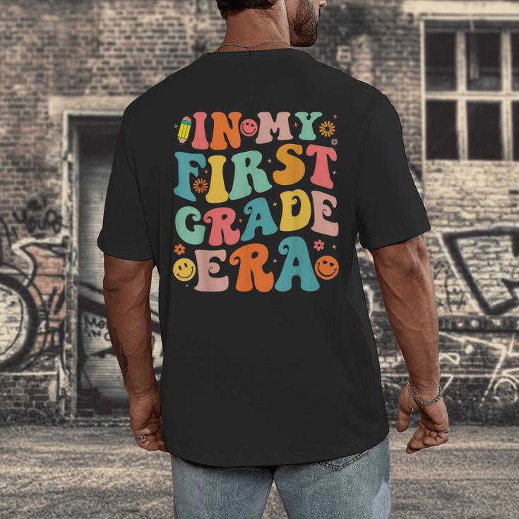 In My First Grade Era 1st Grade Teacher Back To School Men's Back Print T-Shirt, funny design