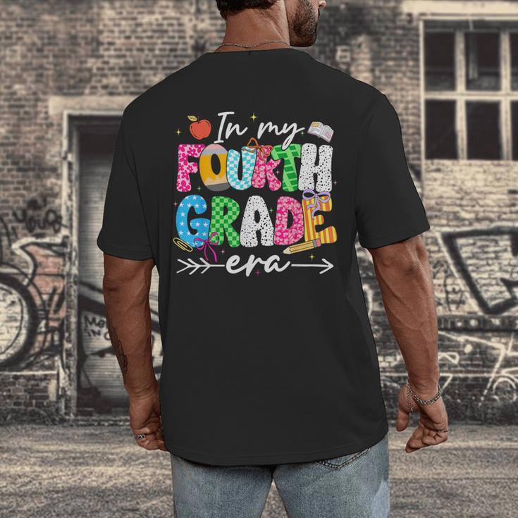 In My Fourth Grade Era 4th Grade Girl Teacher Back To School Men's Back Print T-Shirt, funny design In My Fourth Grade Era 4th Grade Girl Teacher Back To School Men's Back Print T-Shirt, funny design